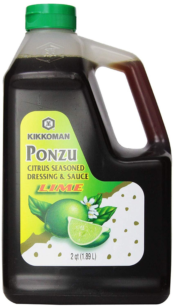Kikkoman Ponzu Lime Plastic FS Bottle, 64 Ounce