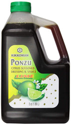 Kikkoman Ponzu Lime Plastic FS Bottle, 64 Ounce