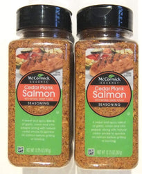 McCormick Gourmet Cedar Plank Salmon Seafood Seasoning 12.75 ounce (Pack of 2)