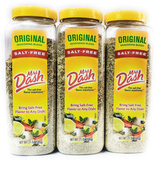Dash Salt-Free Original Seasoning Blend 21 Ounce (Pack of 3)