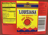 The Original Louisiana Brand Original Hot Sauce, 1 Gallon