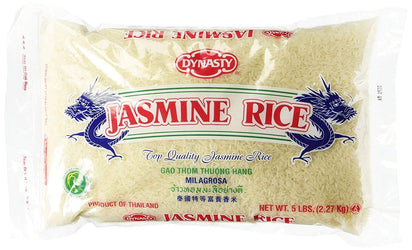 Dynasty Jasmine Rice 5 Pounds (Pack of 2)