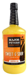 Major Peters' Sweet and Sour Cocktail Mix, 59.2 Ounce (1.75 Liter)…