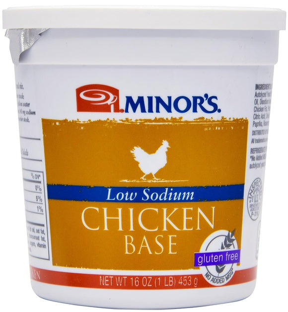 Minor's Chicken Base, Low Sodium, 16 Ounce