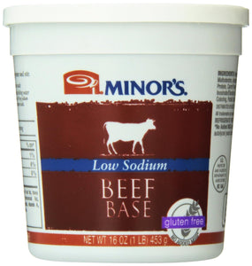 Minor's Beef Base, Low Sodium, 16 Ounce