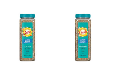 Dash Garlic and Herb Salt-Free Seasoning Blend 21 Ounce (Pack of 2)