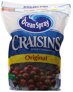 Ocean Spray Craisins Dried Cranberries, 64 Ounce