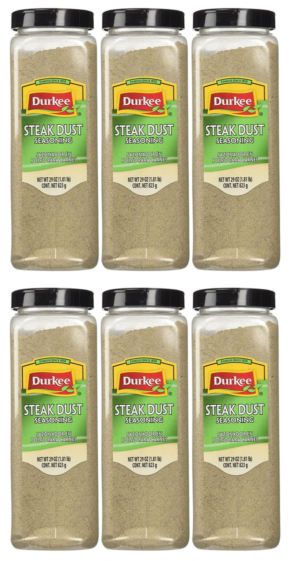 Durkee Steak Dust Seasoning 29 Ounce (Pack of 6)