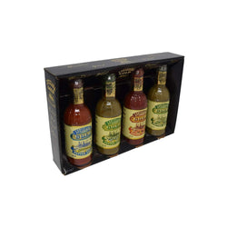 Louisiana Gold Hot Pepper Sauce 4 Flavor Gift Box Sampler Pack, 5 Ounce Each Bottle