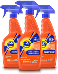 Tide Antibacterial Fabric Spray, 22 Fl Oz Each, Pack of 3